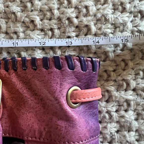 Anuschka purse pink and wallet - Picture 7 of 12